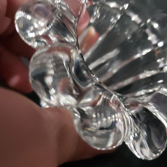 Clear Glass Single Standard Candle Stick Holder 2" - Picture 6 of 7